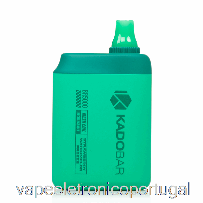 Vape Eletronico Kado Bar Br5000 Descartável Morango Melancia Congelar